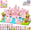 Magnetic Blocks, 100PCS Magnetic Tiles Building Blocks, Magnet Cubes STEM Sensory Game Toys Christmas Birthday Gifts for Kids Girls Age 3+ (Princess Castle)